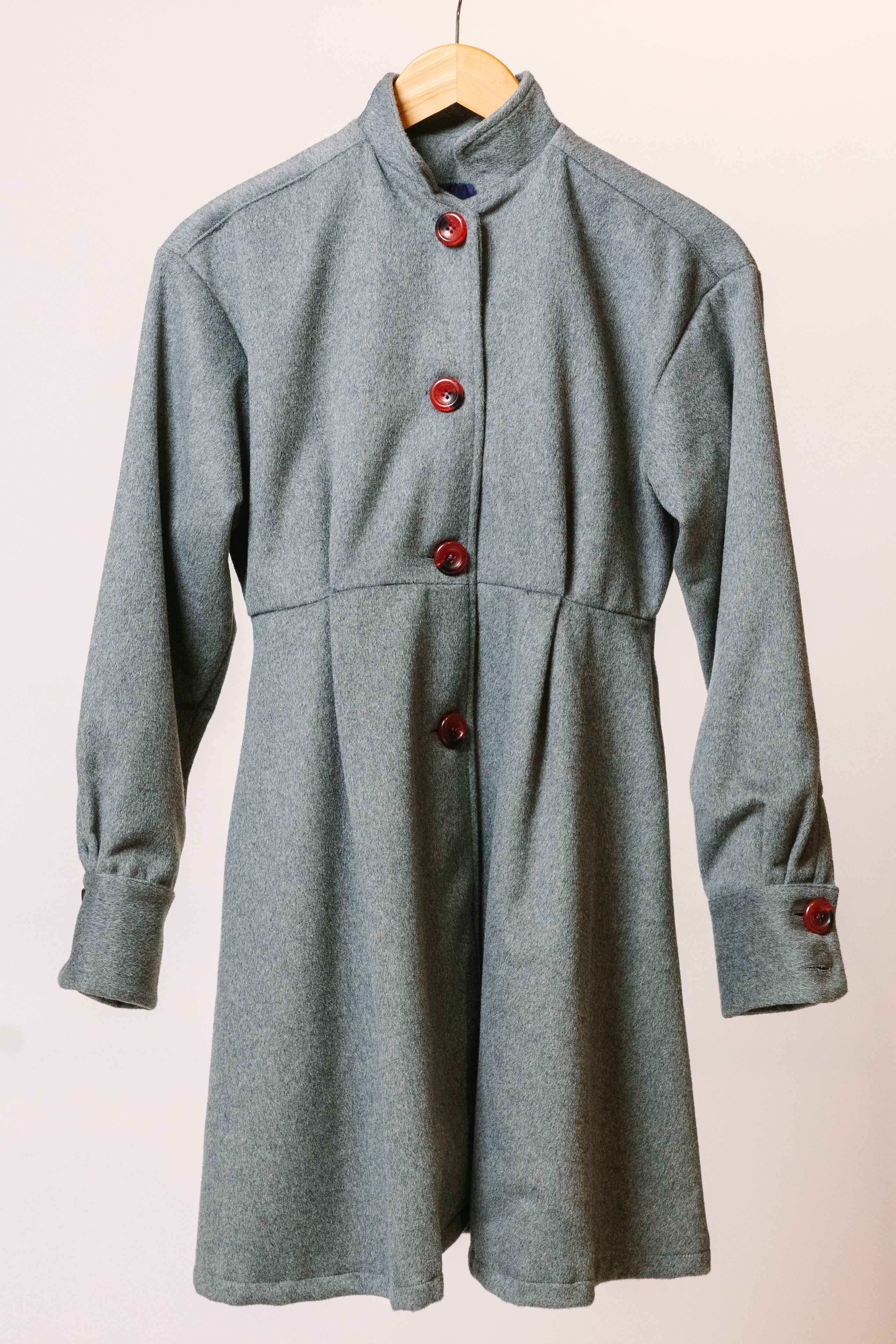 Essential Swing Coat in Harbor Grey